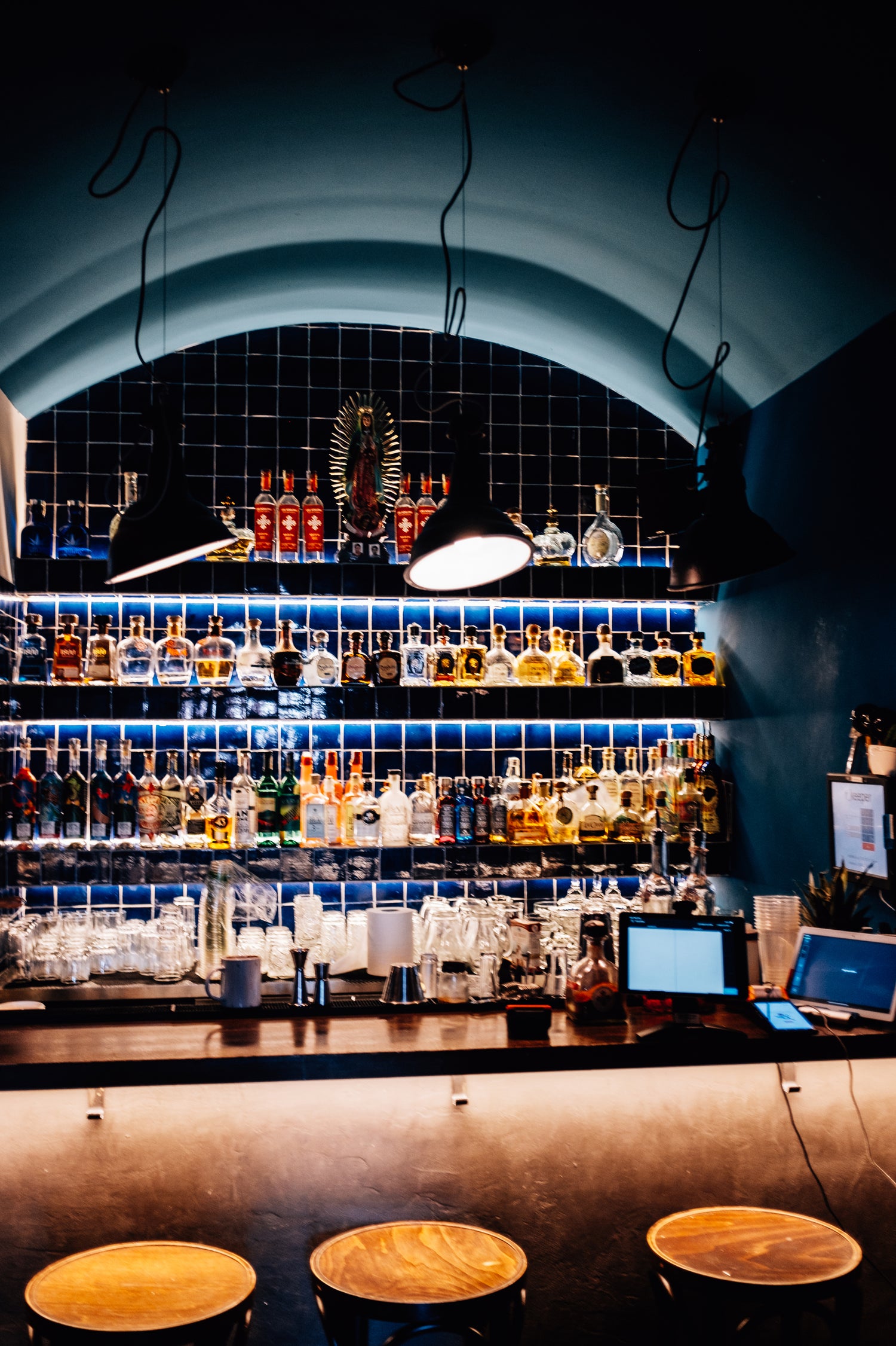 First Date Cocktail Bar empty bar